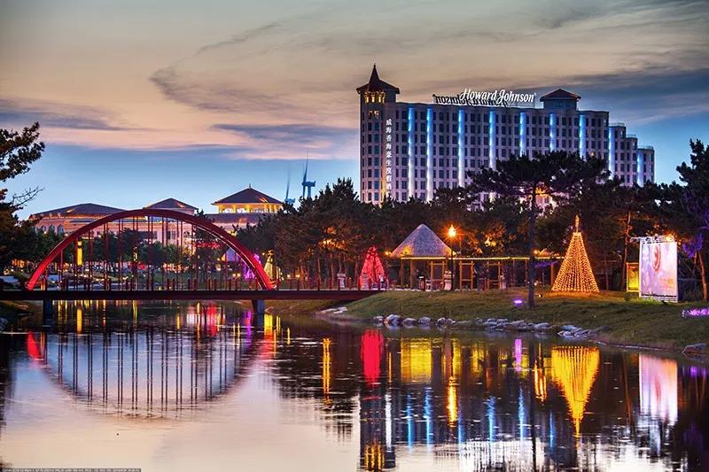 那香海景區的夜晚--流光溢彩 美輪美奐